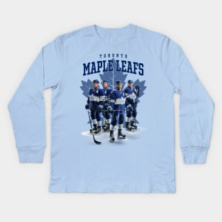 Toronto Maple Leafs Hockey Team Kids Long Sleeve T-Shirt